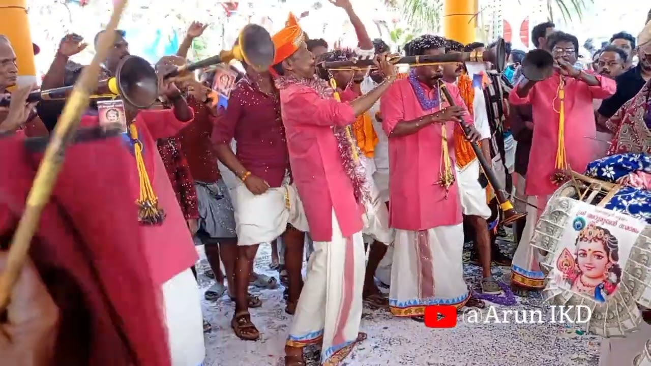 പഴനിമലക്കോവിലിലെ പാൽക്കാവടി | തിച്ചൂർ ബ്രദേഴ്സ്  | ഞെള്ളൂർ പൂയ്യം 2022 @arunikd