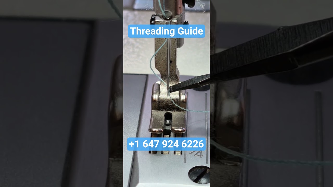 Industrial Sewing Machine Needle Position and Thread Guide 