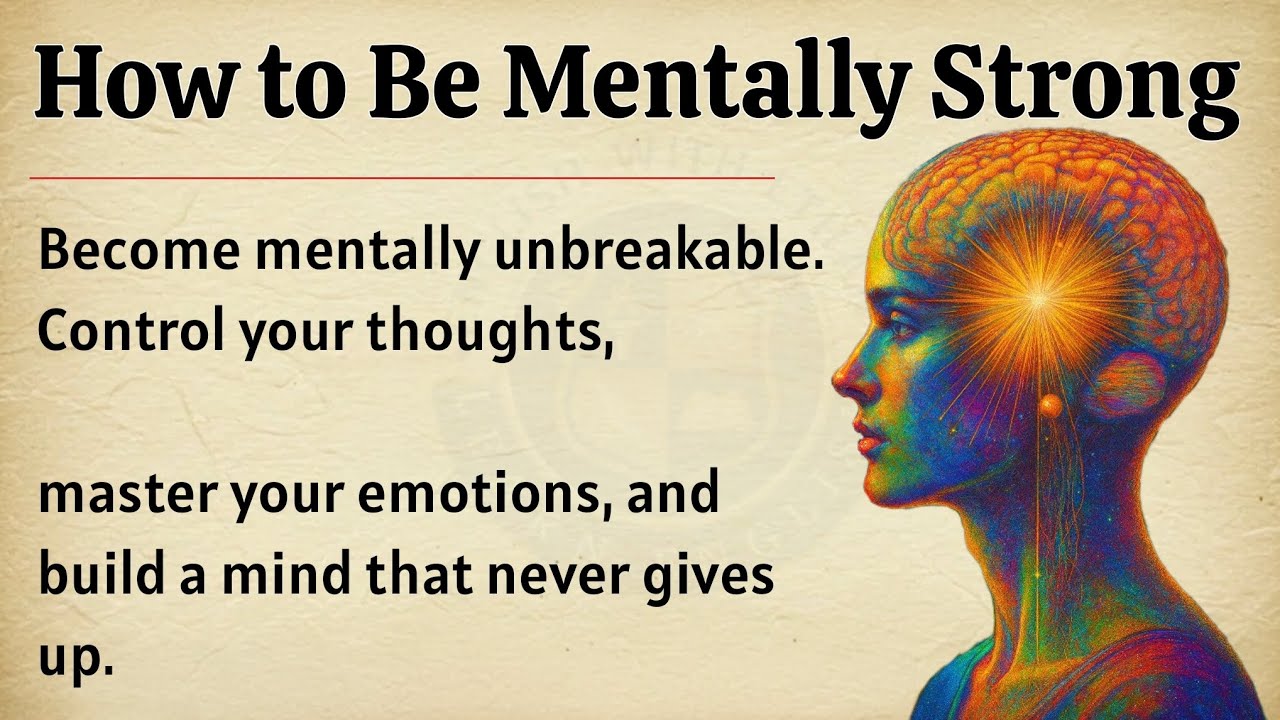 How to Be Mentally Strong ⚡️: 6 Life-Changing Lessons to Build an Unbreakable Mind ✅️