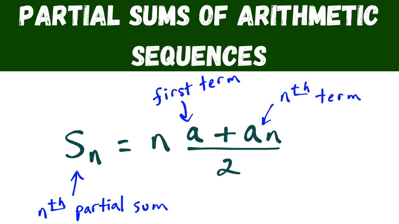 partial sums of arithmetic sequences
