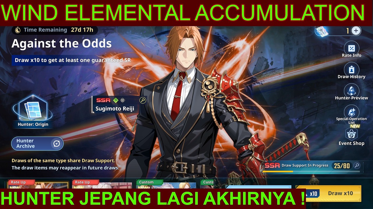 GACHA HUNTER SSR JEPANG BARU DAN UPDATE ARTEFAK !!! - Solo Leveling:Arise