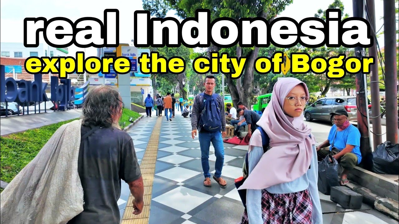 JELAJAHI KOTA BOGOR, BERJALAN KAKI di JANTUNGNYA KOTA BOGOR Jawa Barat Indonesia 🇮🇩walk tour