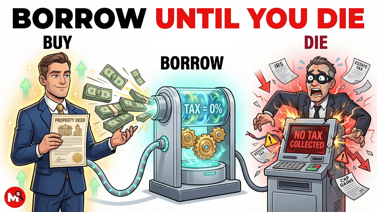 How to Use The Buy Borrow Die Strategy to Get Rich (STEP by STEP)