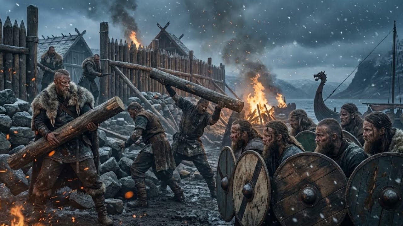 Building an IMPOSSIBLE Viking Fortress: Massive Timber and Stone Defenses