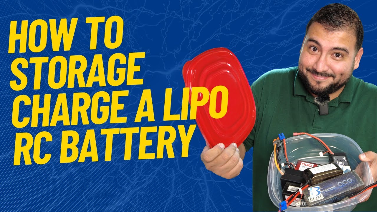 How To Storage Charge A RC Lipo Battery With Or Without Storage Feature