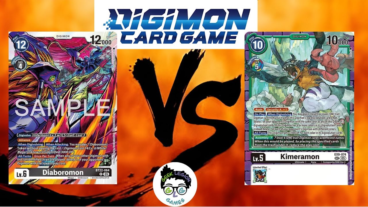 Diaboromon Vs Kimeramon DM  | Digimon TCG BT22 | Locals Match