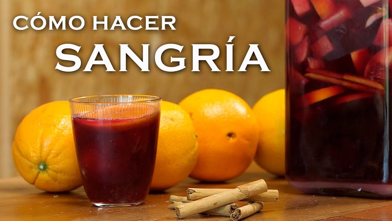 Receta de SANGRÍA TRADICIONAL y SANGRÍA MODERNA LIGHT