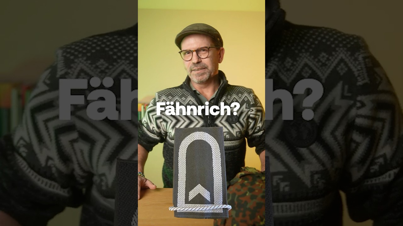 Woher kommt der Dienstgrad F&auml;hnrich?