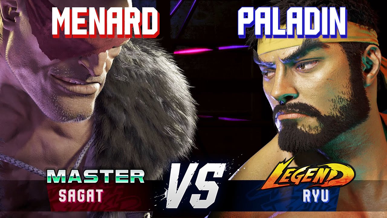 SF6 ▰ MENARD (Sagat) vs PALADIN (Ryu) ▰ High Level Gameplay