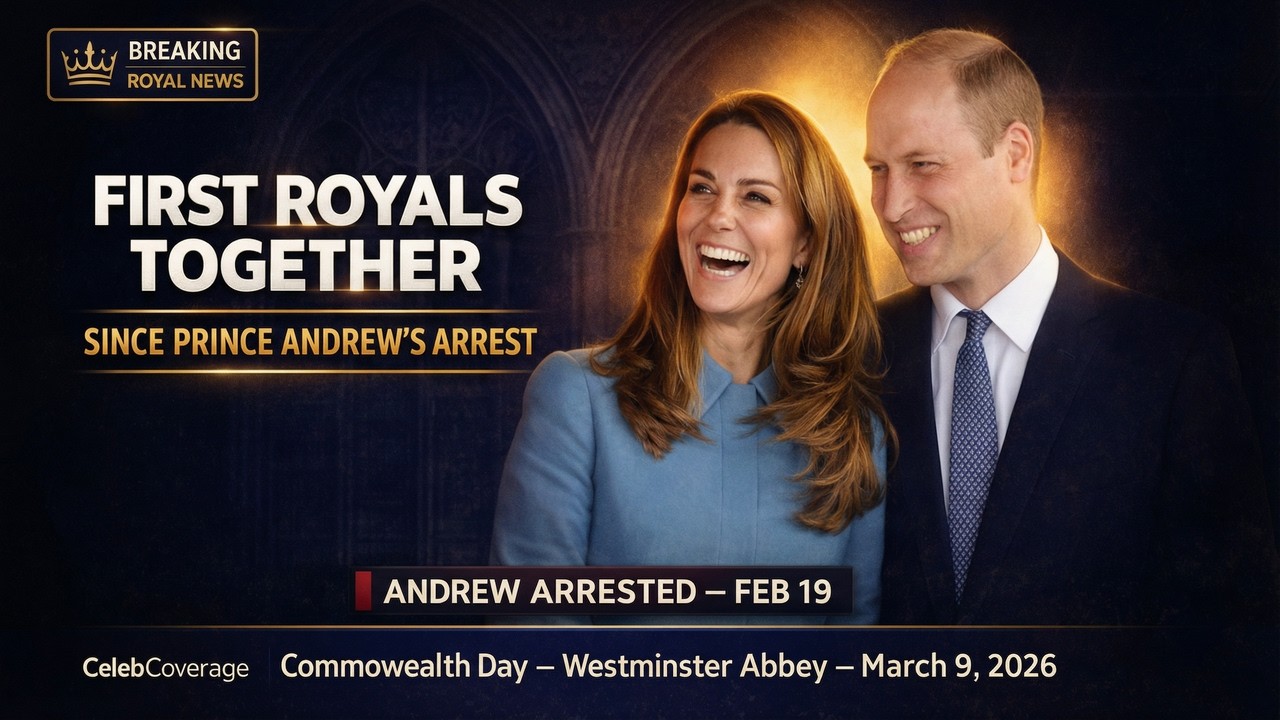 Kate and William Stand With King Charles at First Royal Gathering Since Prince Andrew's Arrest!