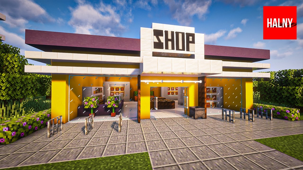 How to make a shop in minecraft