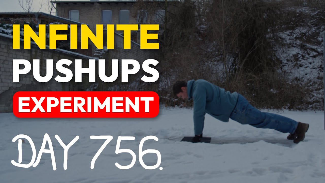 Infinite Pushups Experiment - Day 756 (11.01.2026)