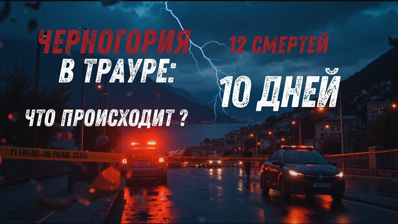 Черногория  в трауре - 12 смертей за 10 дней - Что происходит?