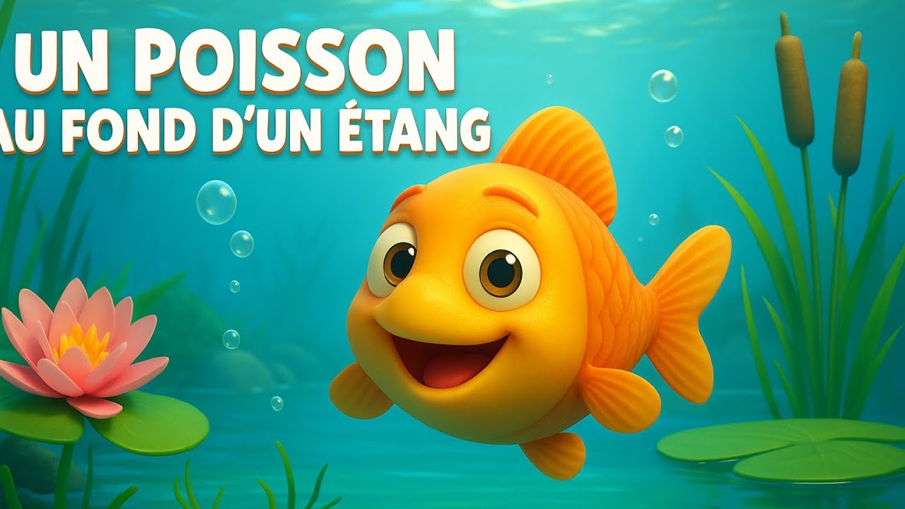 Un poisson au fond d'un étang | 