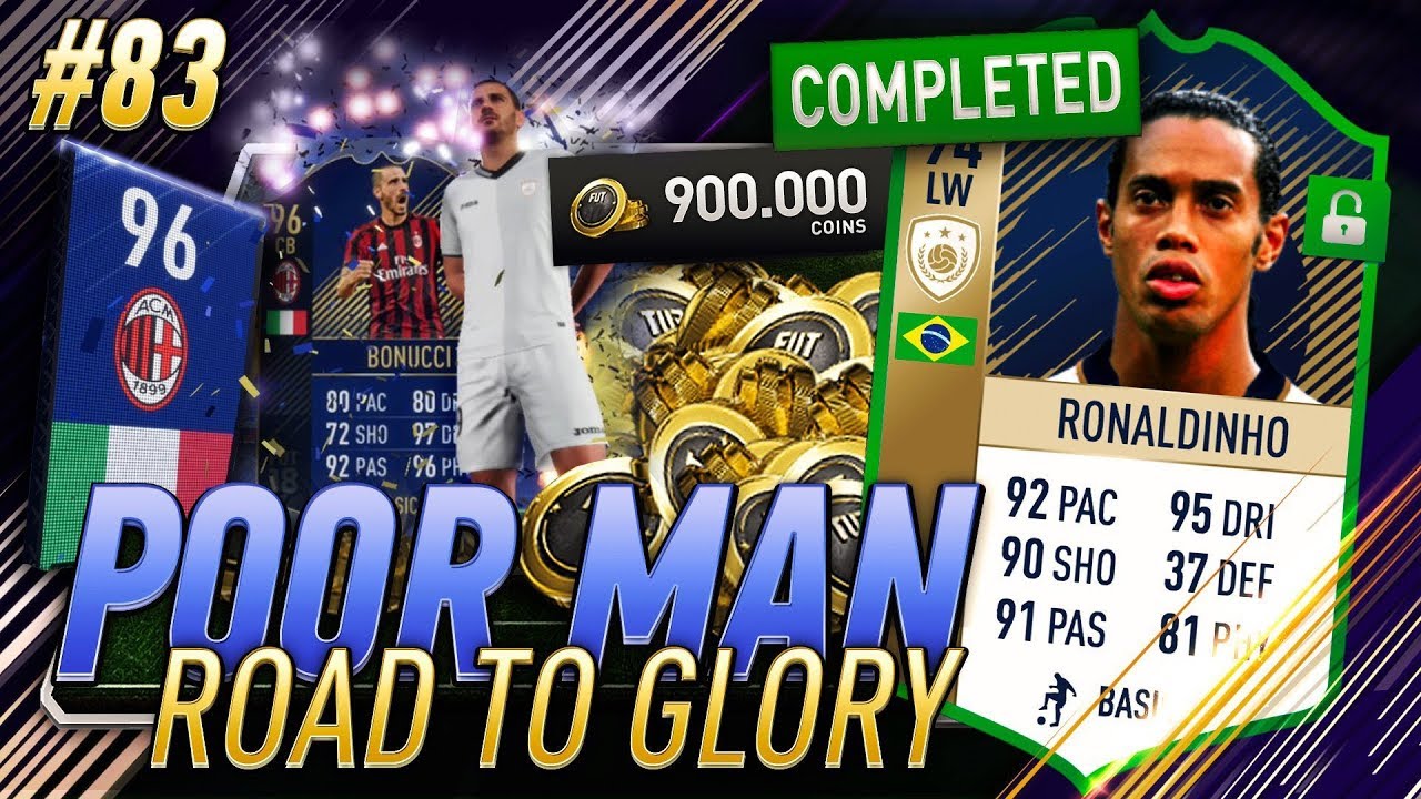 OMG I PACK A TOTY and COMPLETE 94 PRIME RONALDINHO FOR 900K!!! - Poor Man RTG #83 - FIFA 18