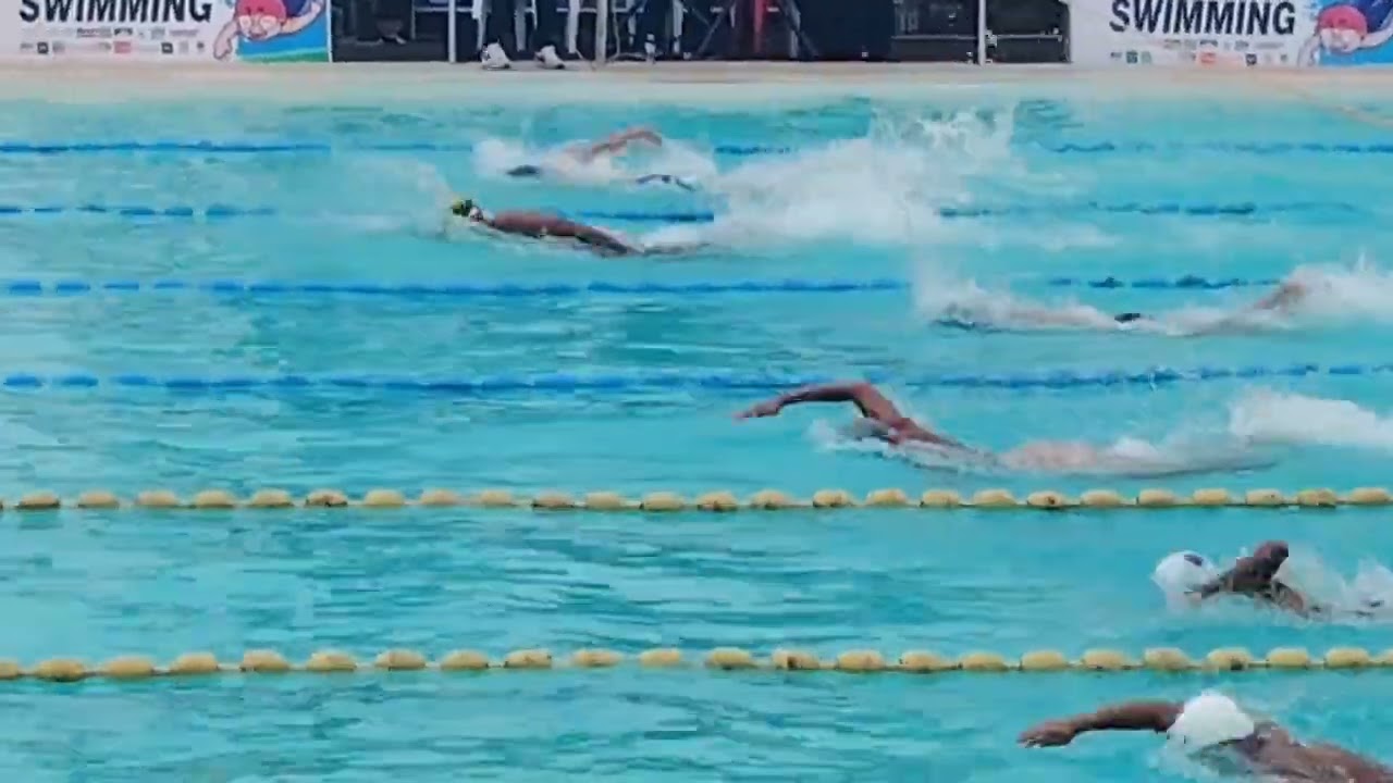 BATANG PINOY 2025 GENSAN 100 meter freestyle heat 12of18 first in the heat!!! #BatangPinoygensan2025