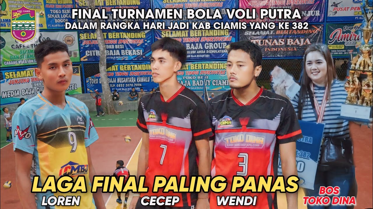 VOLI TARKAM‼️ WENDI FT CECEP SIANAK TERBANG TAK TERBENDUNG DILAGA FINAL || LOREN CS SAMPAI KEWALAN