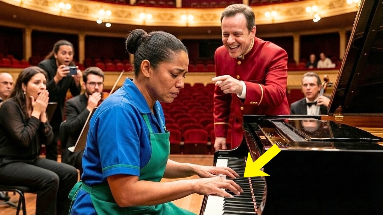 “DIMOSTRA CHE SAI SUONARE!” — IL MAESTRO SUPERBO LA SFIDA… LA CUSTODE SORPRENDE L’ORCHESTRA