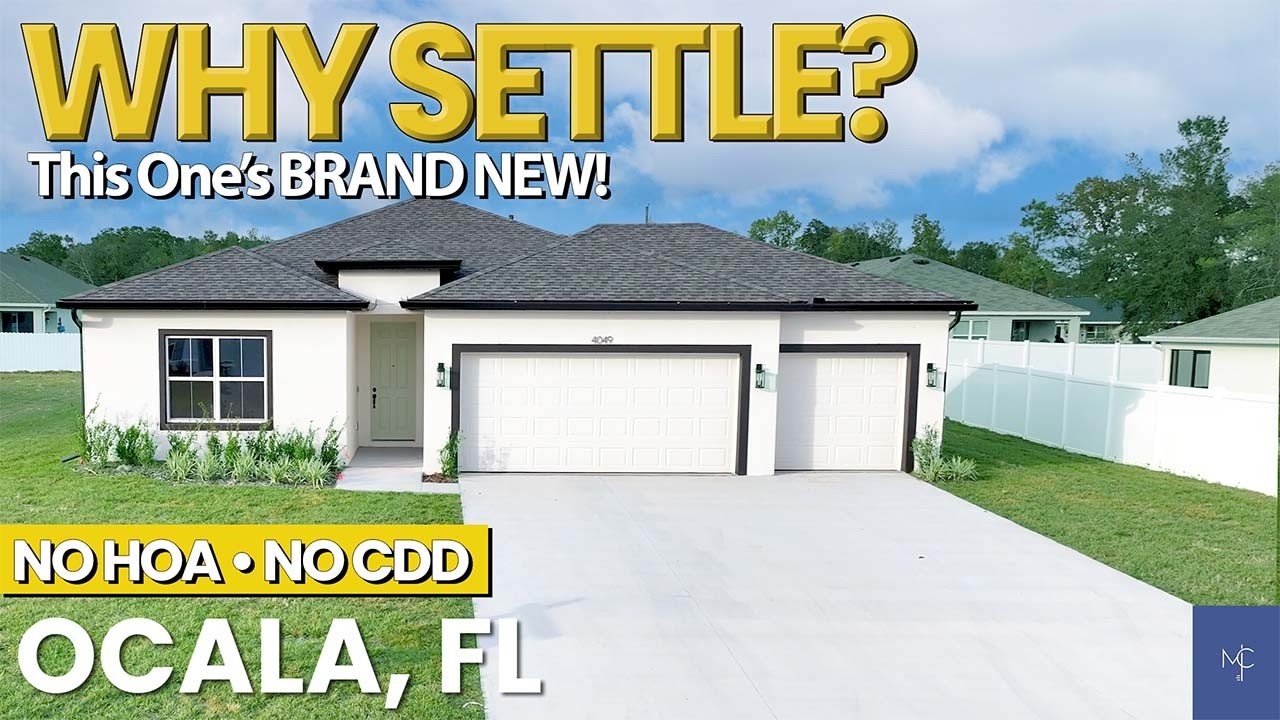 First-Time Buyer Dream Home in Ocala 🏡 | New Build, No HOA & Space to Grow!