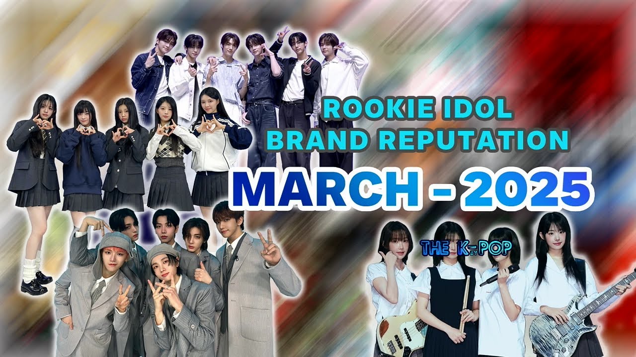 THE #TOP 30 #ROOKIE #IDOL #GROUP #BRAND #REPUTATION - MARCH 2025