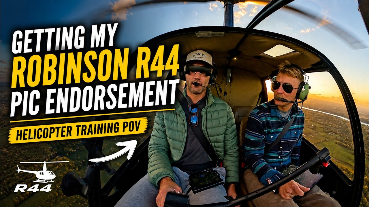Getting My Robinson R44 PIC Endorsement | Helicopter Training POV