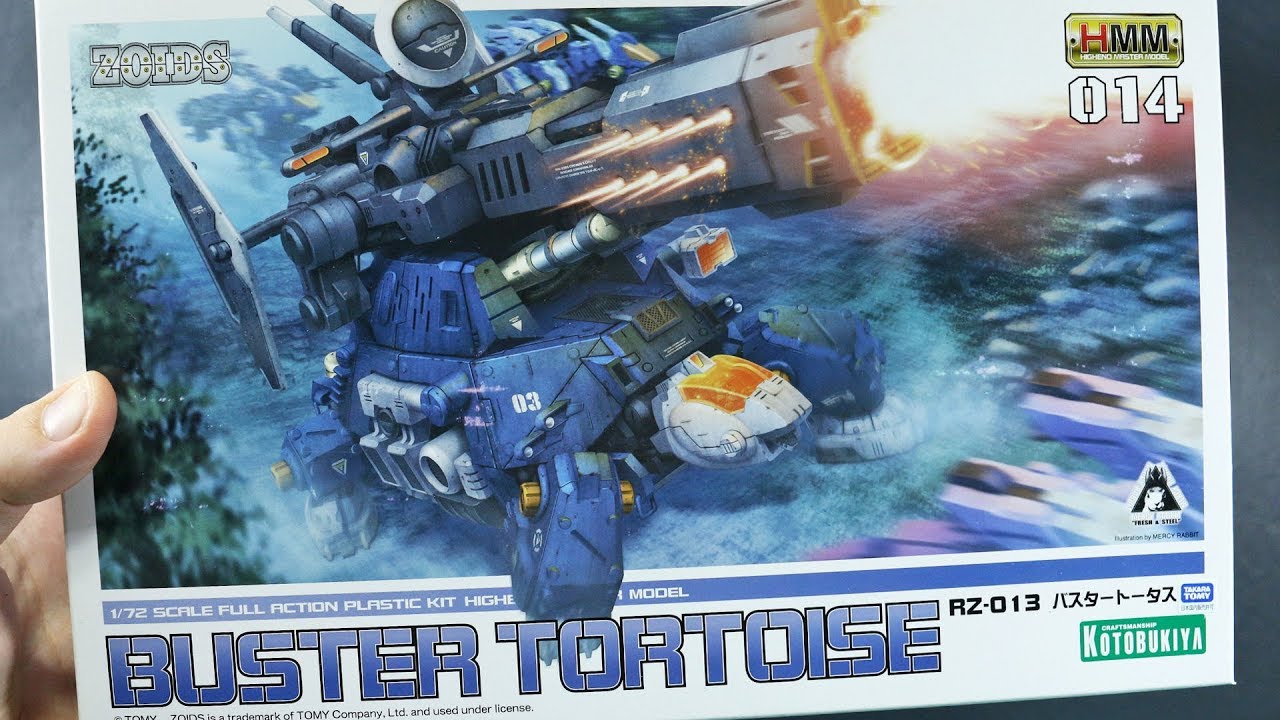 1799 - Zoids HMM Buster Tortoise UNBOXING