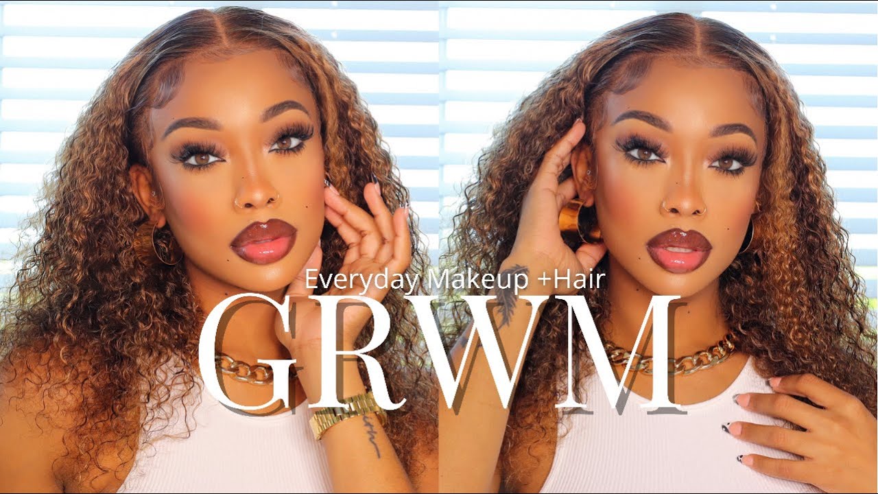 GRWM| Beyoncé Inspired Hair😍  + Makeup + Outfit Working From Home- ft Nadulahair