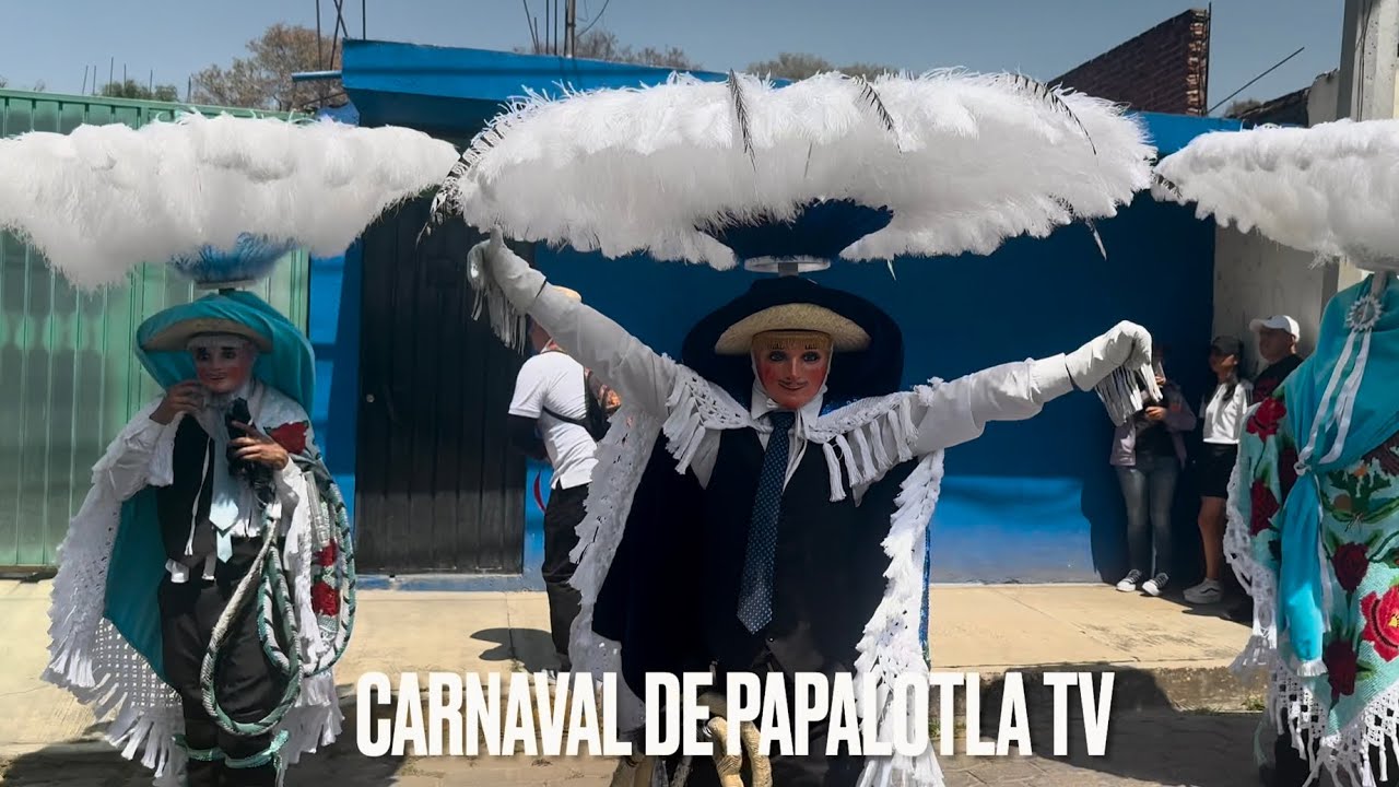 Carnaval de Papalotla 2025. Barrio Potrero