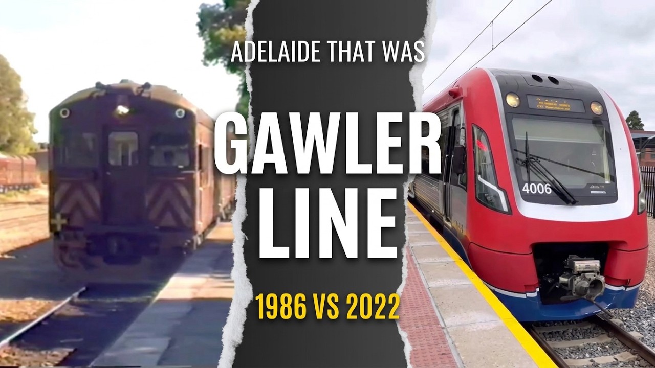 Gawler To Adelaide Train Ride 1986 Vs 2022