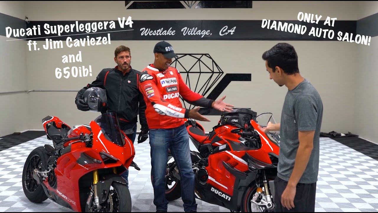 Ducati V4 SuperLeggera Clear Bra with 650IB and Jim Caviezel
