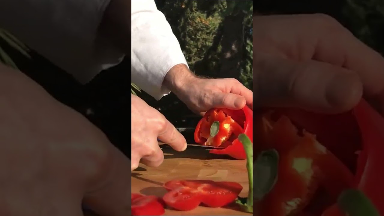 How to cut a bell pepper my way？ 