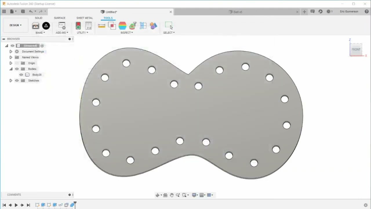 Equally spaced Holes in Fusion 360