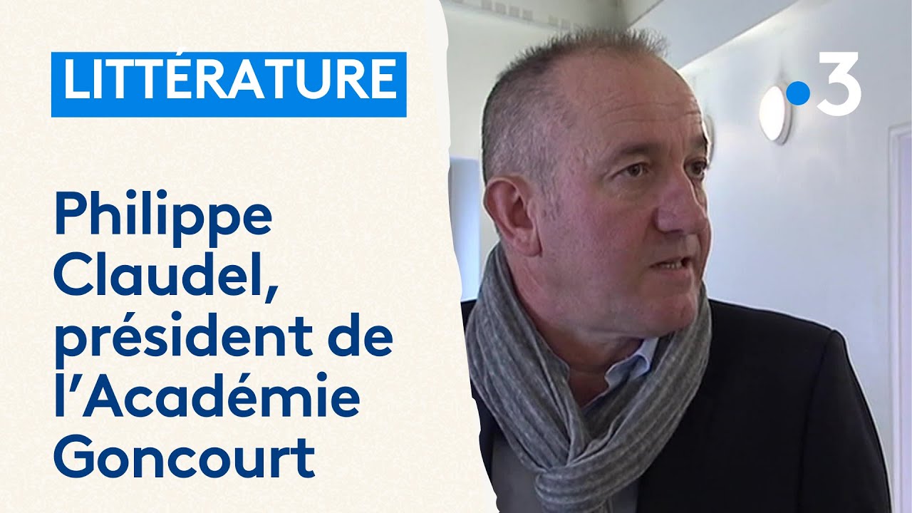 Philippe Claudel pr&eacute;sident de l'acad&eacute;mie Goncourt