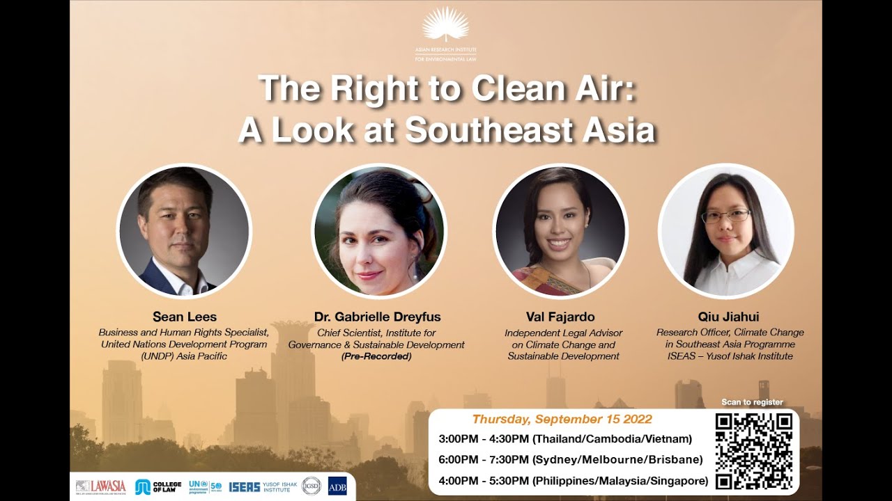 The Rights to Clean Air: A Look at Southeast Asia
