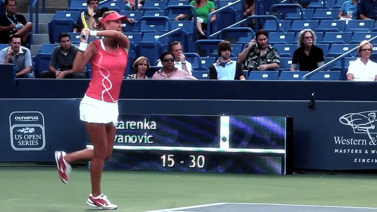 Ivanovic versus Azarenka Tennis Highlights