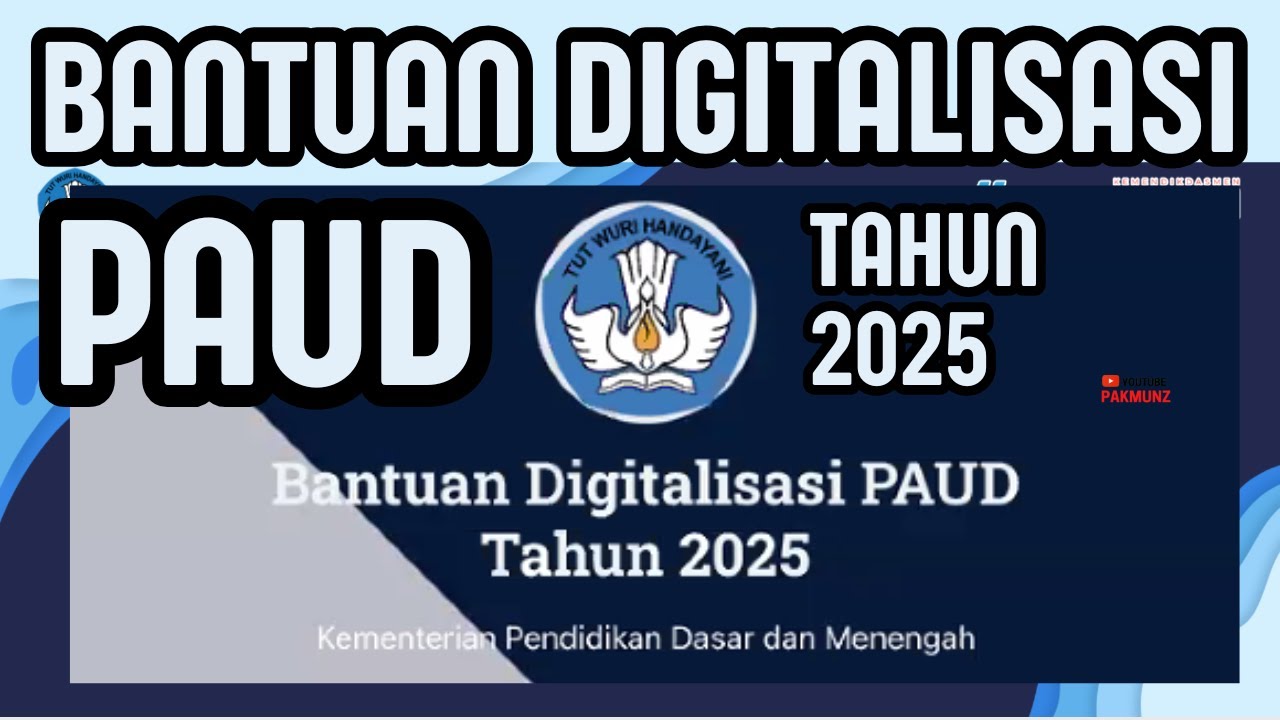 Live - Koordinasi Pendistribusian Bantuan Sarana Digitalisasi Pembelajaran PAUD Tahap 1