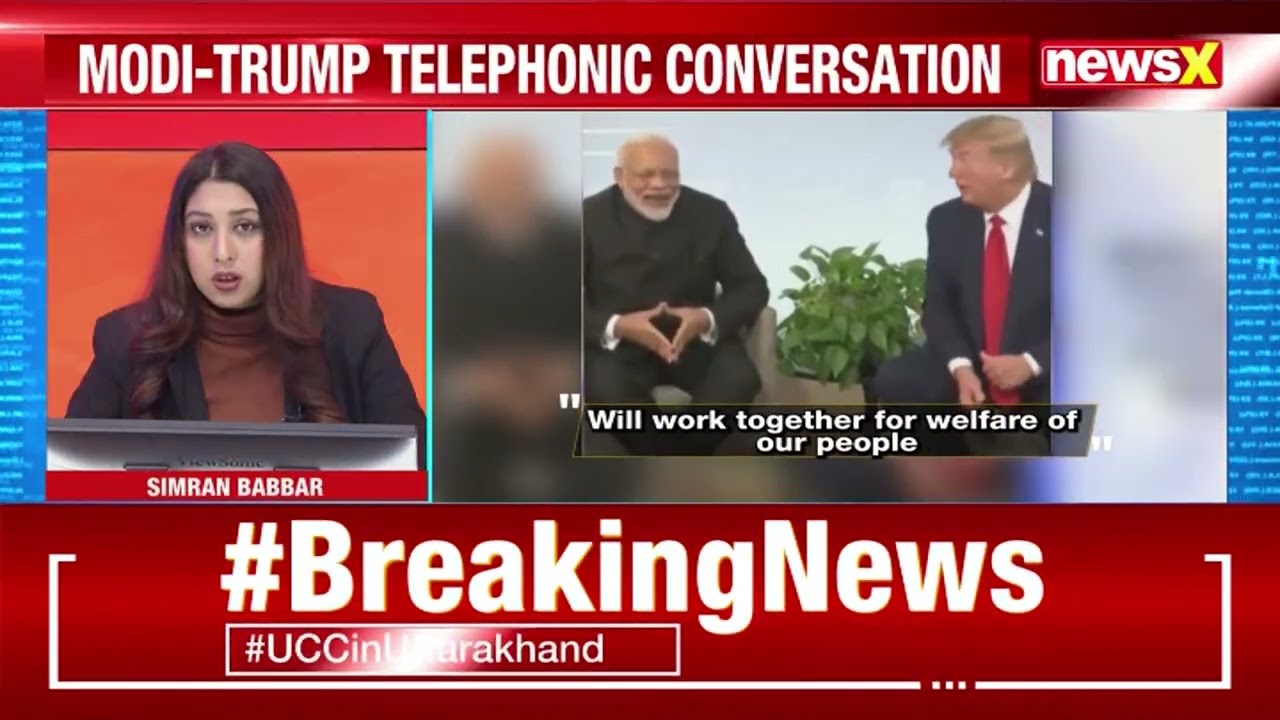 PM Modi and US President Trump Hold Historic First Call | Discuss Global Issues & Future Meet
