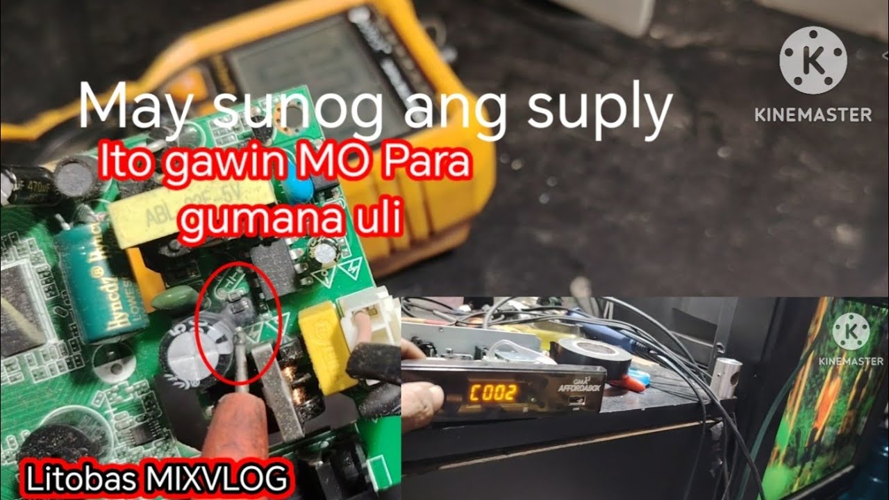 GMA AFORDABOX NO POWER GANITO GAWIN MO #REPAIR #TUTORIAL
