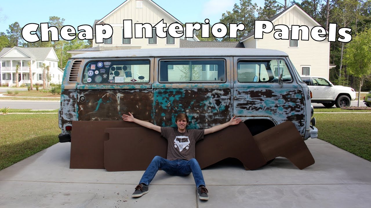 Easy, Cheap, DIY Interior Panels - Making Interior Panels for the VW Bus