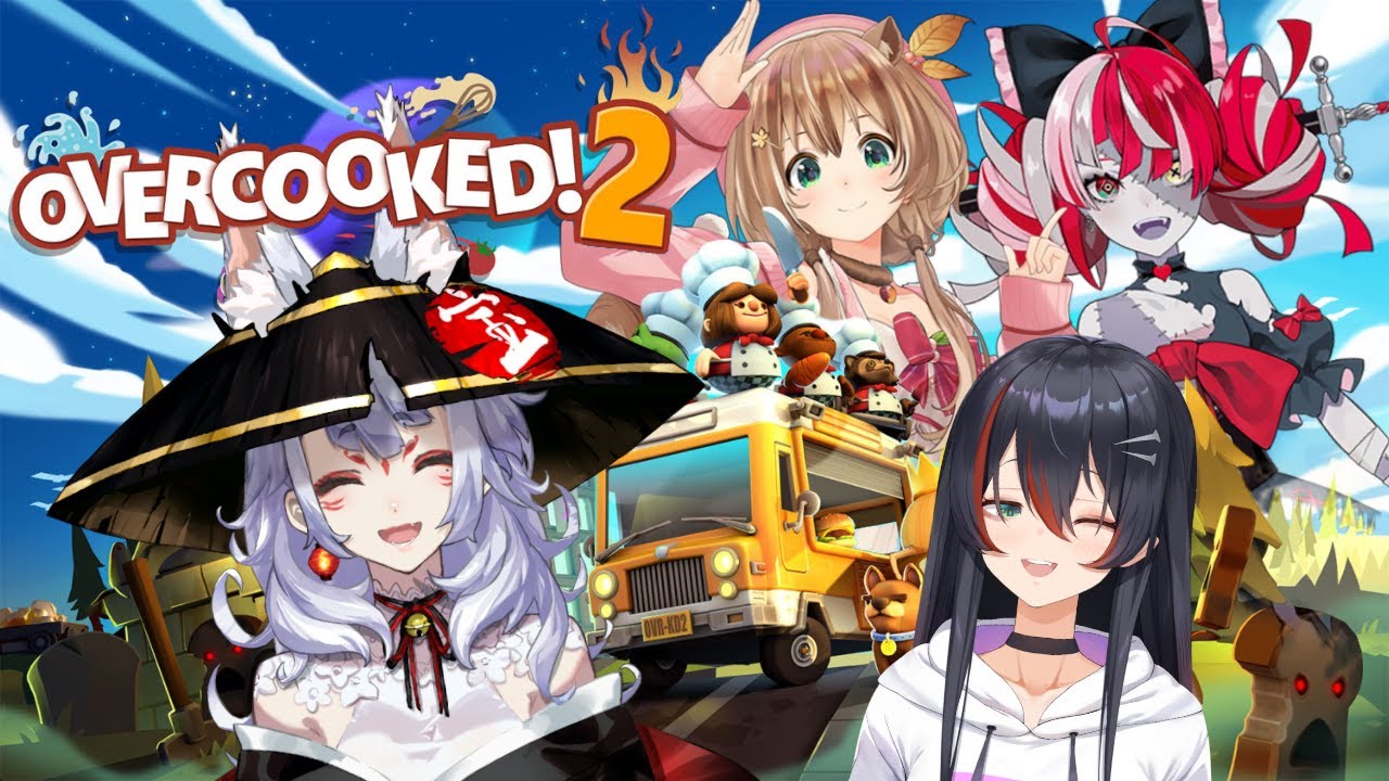 【OVERCOOKED 2】EN X ID COOKING COLLAB 【NIJISANJI EN | NINA KOSAKA】