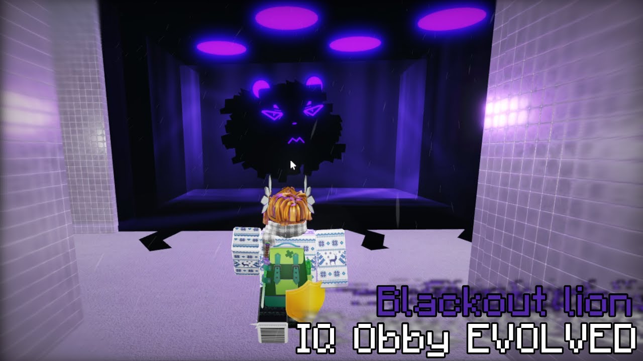 IQ OBBY EVOLVED How to get Blackout lion