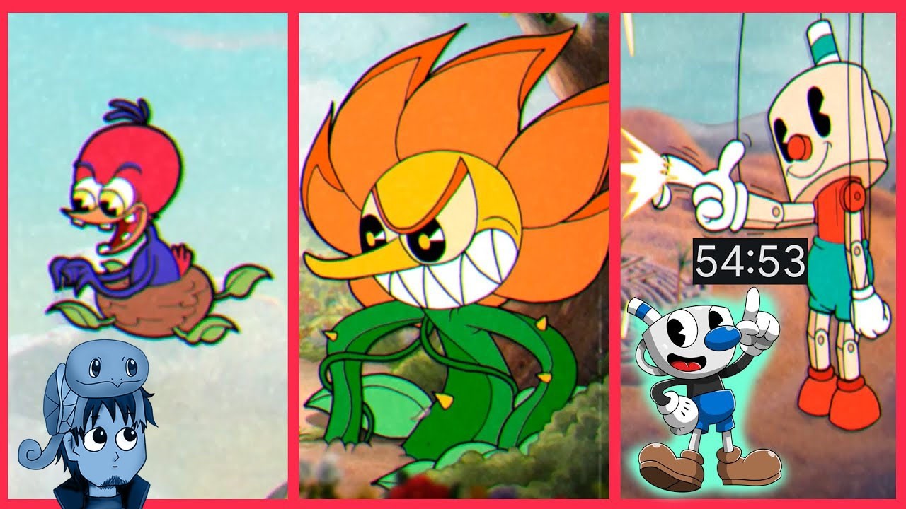 Um noob fazendo o desafio de 1 hora no CupHead