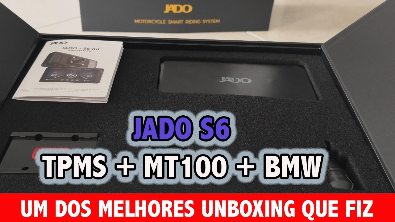 Jado S6 🔥 Unboxing completo e teste estático em moto ★ Unboxing & Review ★ 🔥🔴💯✅★