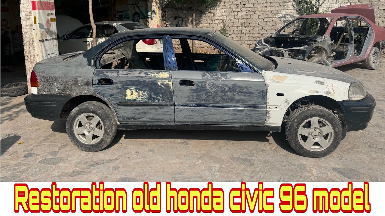 amazing process of Restoration old Honda civic 96 model part 1