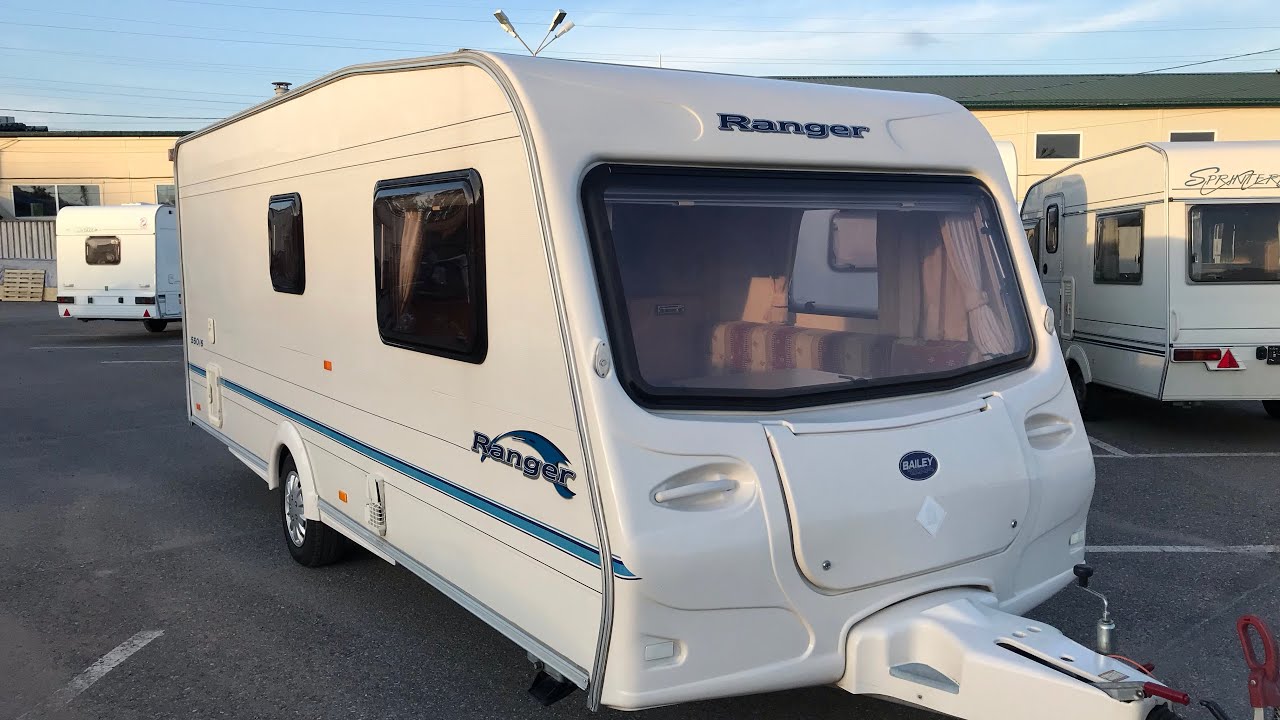 Обзор прицепа дачи.Bailey Ranger 550/6. Год 2004. Шести местный. Цена 550 тысяч.