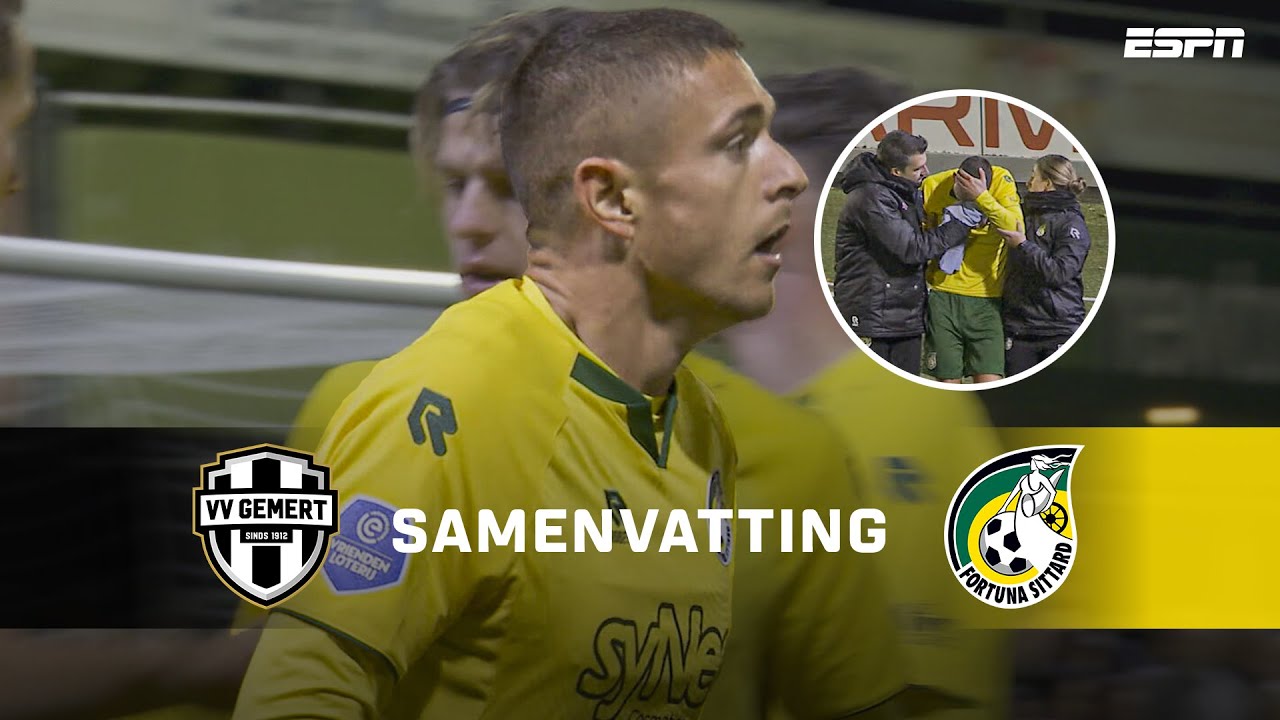 Kristoffer PETERSON valt in, SCOORT en moet er weer UIT 😬 | Samenvatting VV Gemert - Fortuna Sittard
