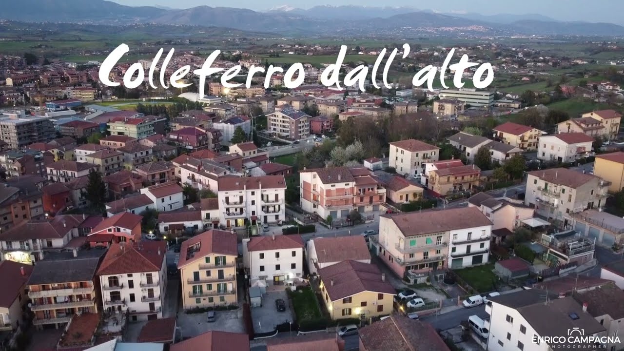 Colleferro dall'alto, ripresa aerea | Aerial shot with DJI Mini 2