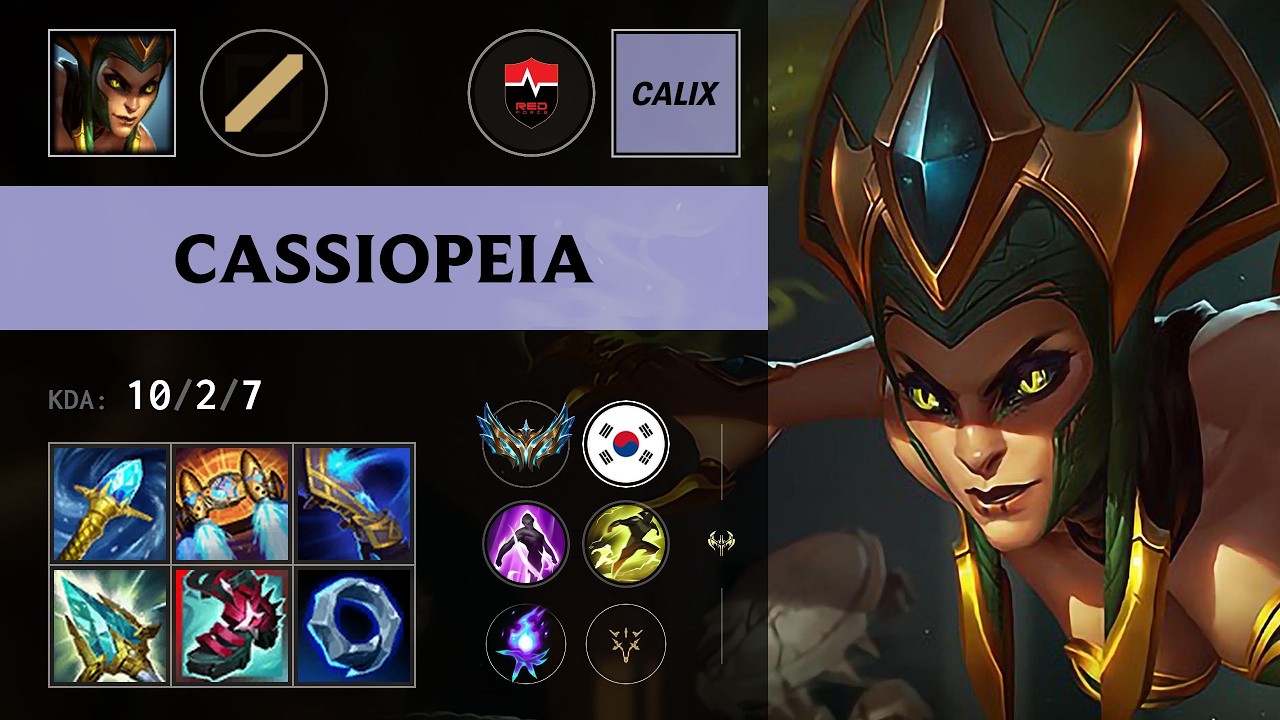 (NS Calix) Cassiopeia Mid vs Locke - KR Challenger Patch 26.16