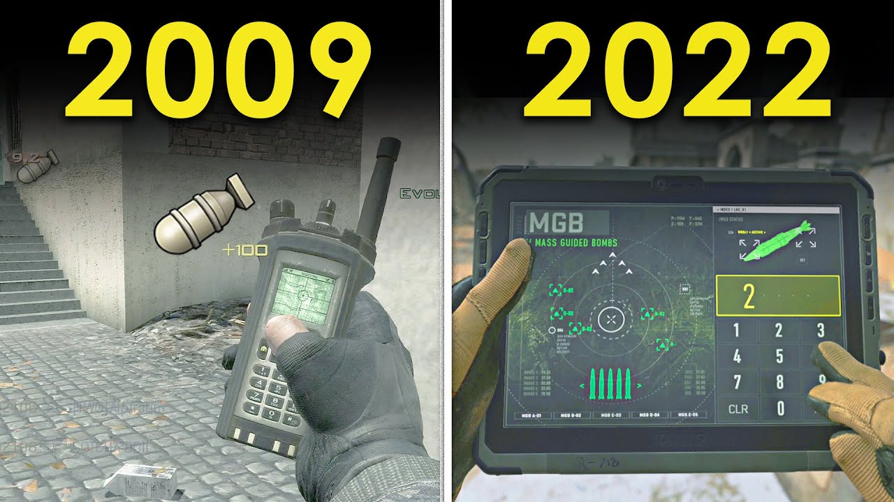 Evolution of Nuke in Call of Duty Games (2009 - 2022)