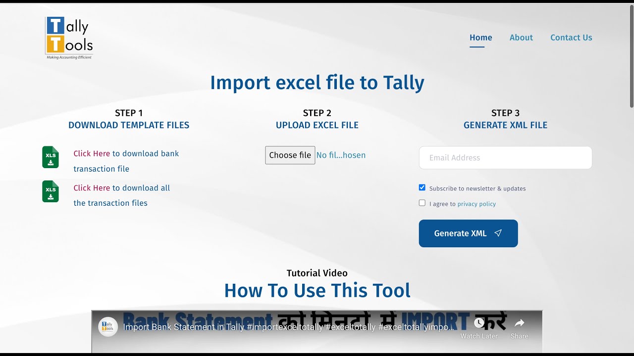 Import transactions in excel in Tally #exceltotallyimport #exceltotally  #tallyprime